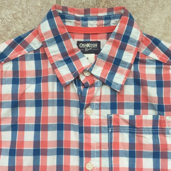 OshKosh Boys Button Down Shirt and Chino Shorts - Picture 3 of 16